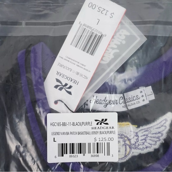 NWT [Headgear Classics] Kobe Bryant Legend Mamba Jersey #8 & #24 Men’s XS/S/M/L - Picture 15 of 15